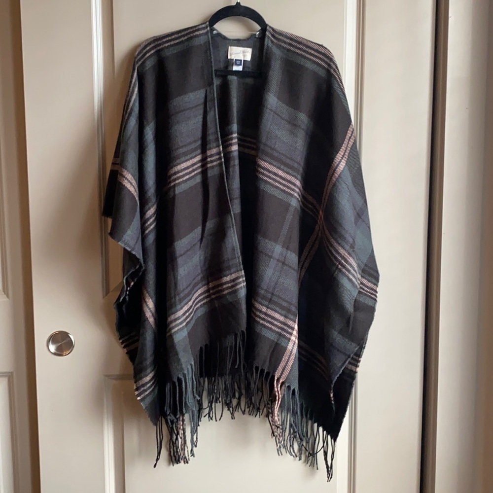 Target Universal Thread Plaid Wrap Jacket - image 1